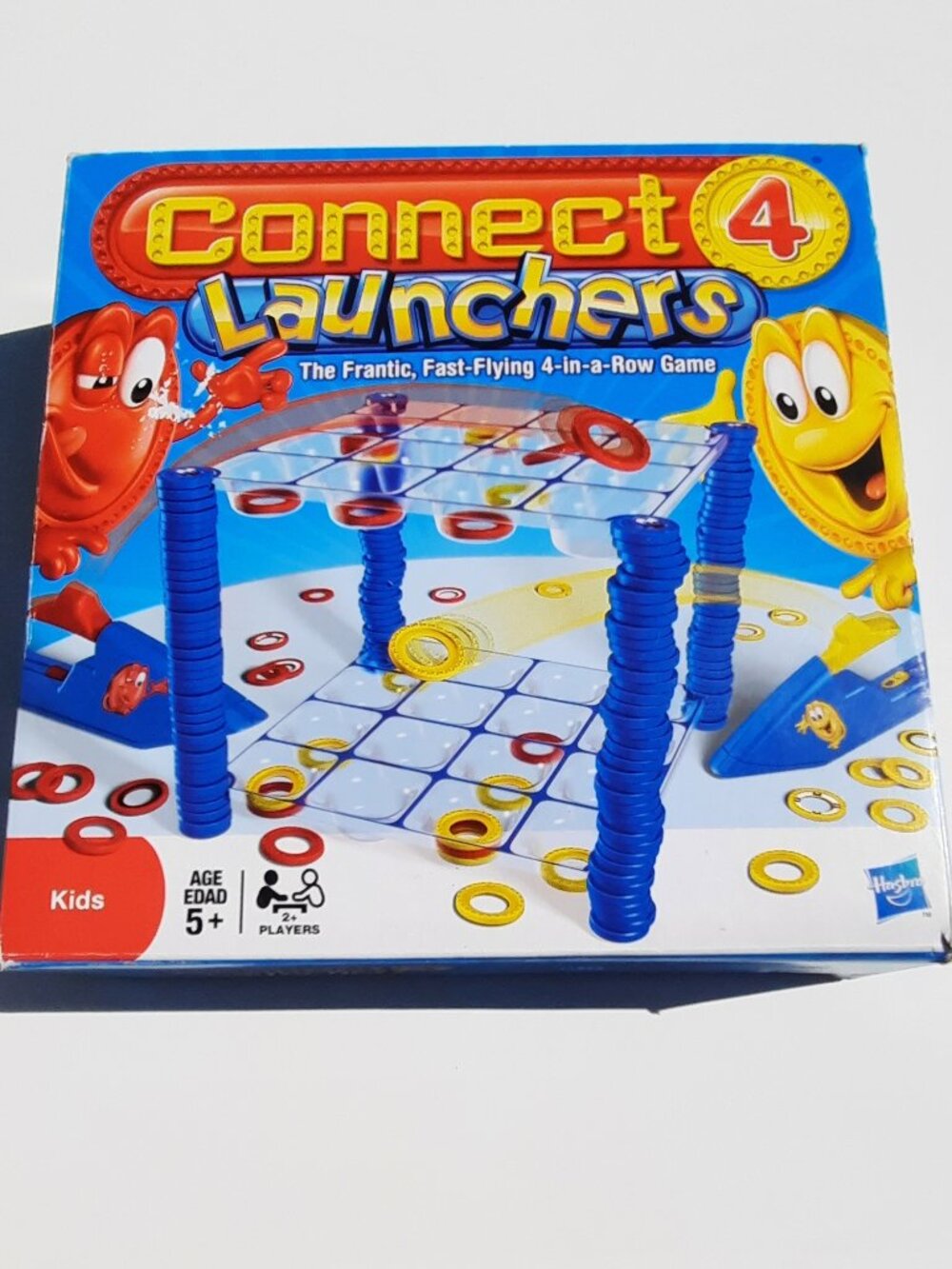 Connect 4 Launchers Milton Bradley 2009 Four in a Row Launch Action 99% Complete